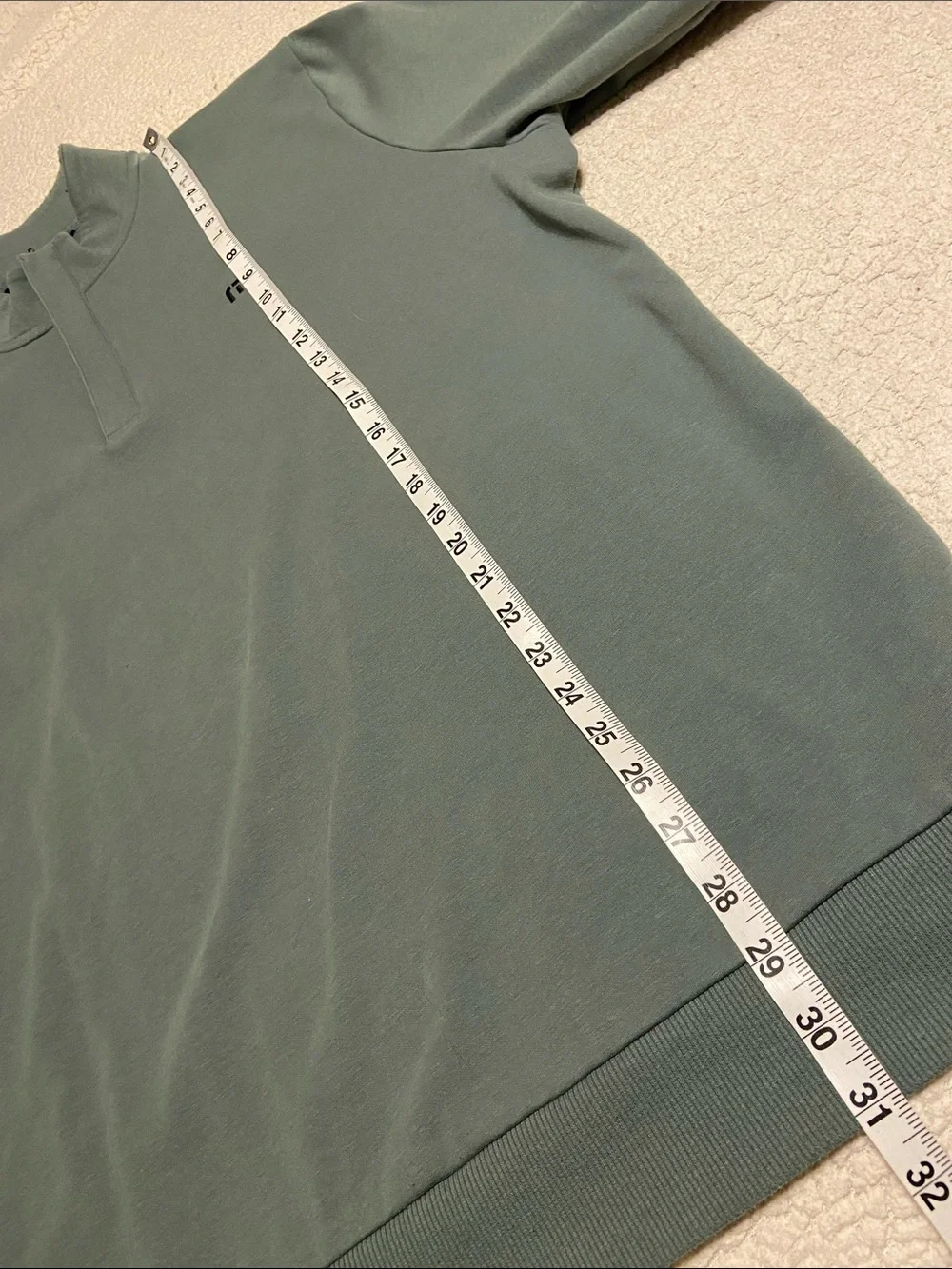 TravisMathew Cloud 2.0 Quarter Zip Pullover olive green Golf Casual Size X Large